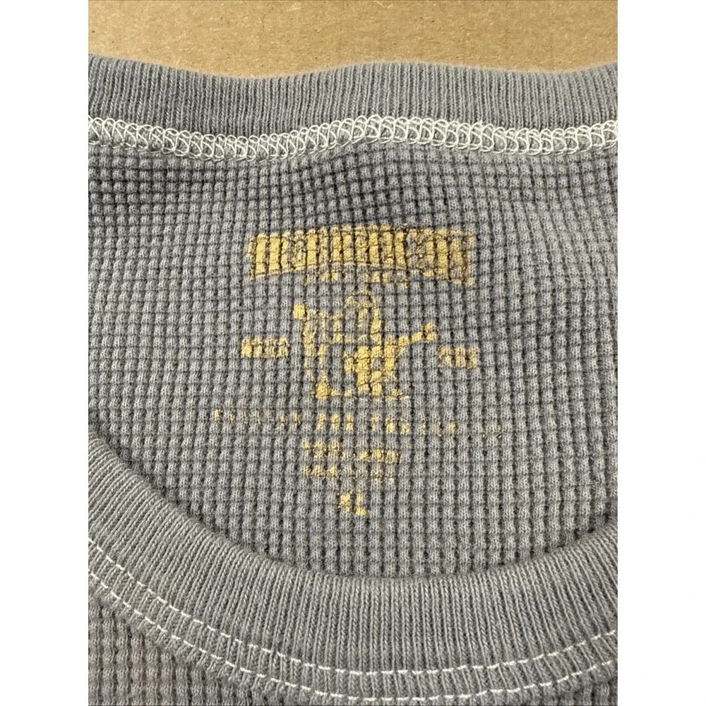 true religion‎ thermal Size XL, Gray, Logo Down Sleeve
